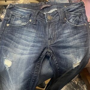 Vigoss Women's Dark Blue Skinny Jeans